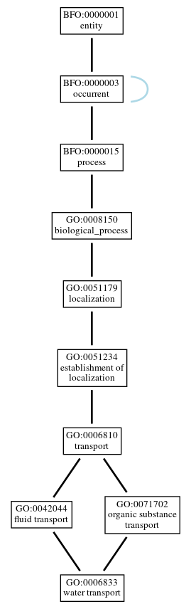 Graph of GO:0006833