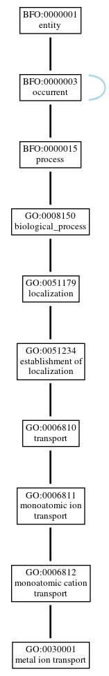 Graph of GO:0030001
