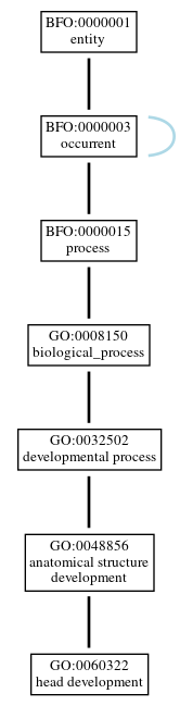 Graph of GO:0060322